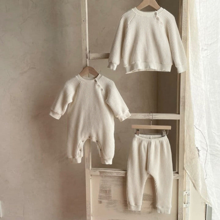 Infinite Seaź™ Baby Waffle Jumpsuit